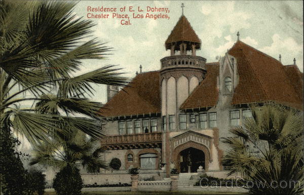 Residence of E.L. Doheny, Chestesr Place Los Angeles California