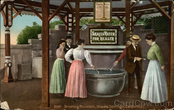 Drinking Fountain Shasta Springs California