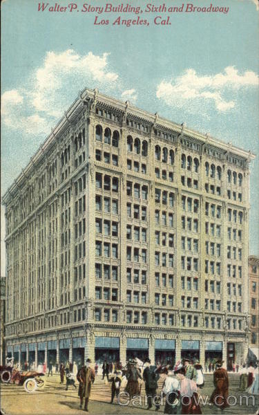 Walter P. Story Building, Sixth and Broadway Los Angeles California