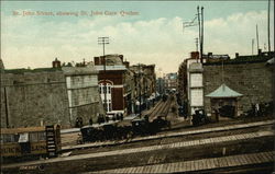 St. John Street, Showing St. John Gate Quebec City, QC Canada Postcard Postcard Postcard