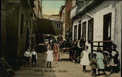 Sou-le-Cap Street Quebec City, QC Canada Postcard Postcard Postcard