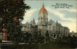 Main Building, University of Notre Dame Postcard