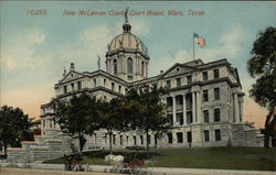 New McLennan County Court House Postcard