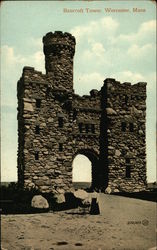 Bancroft Tower, Worcester, Mass Postcard