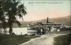 Steamer "Armenia White" Lake Sunapee, NH Postcard Postcard Postcard