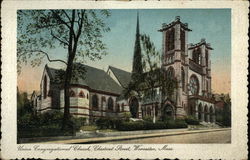 Union Congregational Church, Chestnut Street Postcard