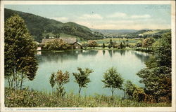 Looking North from Hoosac Valley Park Postcard