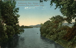 Glimpse of the Connecticut River from Hadley Bridge Glimpse of the Connecticut River from Hadley Bridge