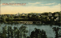 Bird's Eye View, Merrimac River and East Residential Section, View from Centervill Hill. Bird's Eye View, Merrimac River and East Residential Section, View from Centervill Hill.
