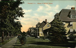 Glimpse of Norwood Avenue. Pawtuxet, RI Postcard Postcard Postcard
