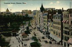 Tremont Street, Boston, Mass. Postcard