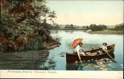 Picturesque America, Thousand Islands Postcard