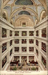 Tiffany Mosaic Dome, Marshall Field & Co.'s Retail Store Postcard