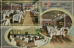 The Home Dairy Restaurant Views Denver, CO Postcard Postcard Postcard