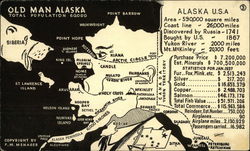 Old Man Alaska Postcard Postcard Postcard