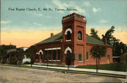 First Baptist Church Tucson, AZ Postcard Postcard Postcard