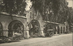 Glenwood Mission Inn - Entrance Postcard