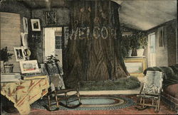 The Tree Room, Sentinel Hotel, Yosemite Postcard
