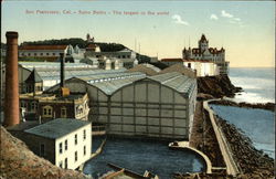 Sutro Baths - The largest in the world Postcard