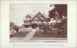 Residence of George A. Leighton, 2427 West Sixth St. Postcard