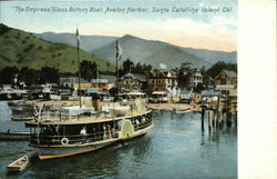 "The Empress," Glass Bottom Boat. Avalon Harbor Santa Catalina Island, CA Postcard Postcard Postcard