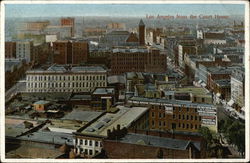 View of City from the Court House Los Angeles, CA Postcard Postcard Postcard