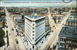 Panorama View with First National Bank Building in the Foreground Panorama View with First National Bank Building in the Foreground