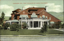 East Colorado St. Swan Residence Pasadena, CA Postcard Postcard Postcard