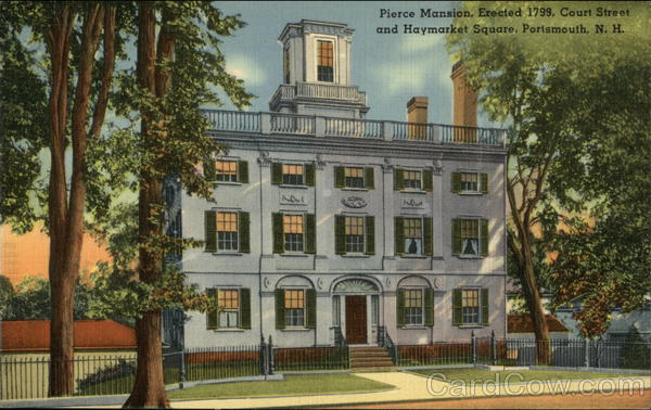 Pierce Mansion, erected 1799 Portsmouth New Hampshire