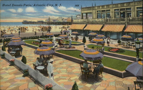 Hotel Dennis Patio Atlantic City New Jersey