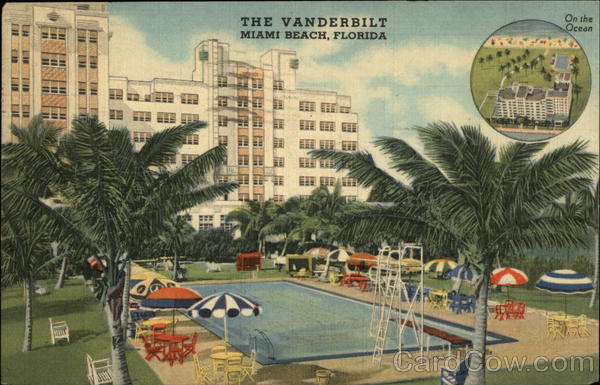The Vanderbilt On The Ocean 20th To 21st Street Miami Beach Florida