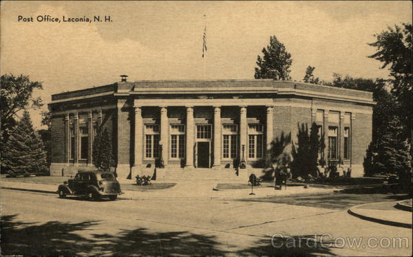 Street View of Post Office Laconia New Hampshire