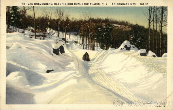 Mt. Van Hoevenberg, Olympic Bob Run Lake Placid New York