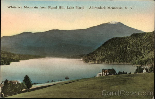 Whiteface Mountain from Signal Hill in the Adirondack Mountains Lake Placid New York