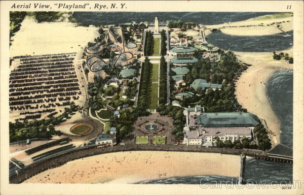 Aerial View of Playland Rye New York