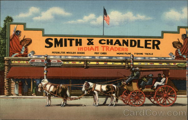 Smith & Chandler Indian Traders and Old Stage Coach West Yellowstone Montana