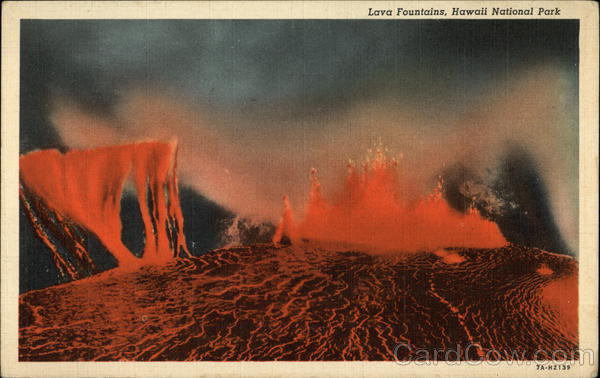 Lava Fountains, Hawaii National Park Hawai‘i Volcanoes National Park