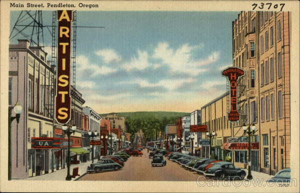 Main Street Pendleton Oregon