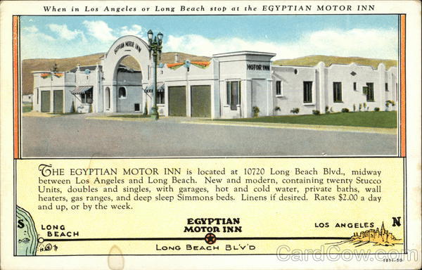 Eygyptian Motor Inn Lynwood California