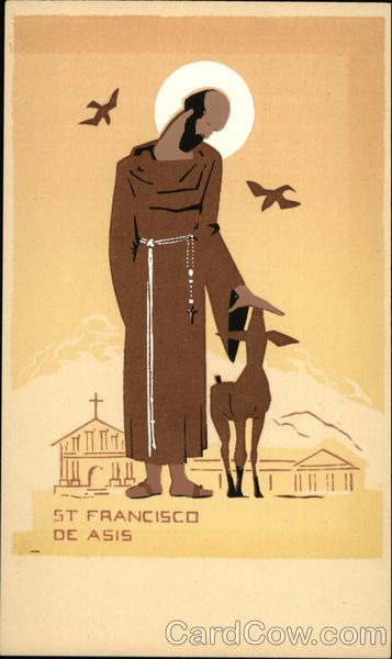 Serigraph - St. Francisco De Asis Santa Barbara California