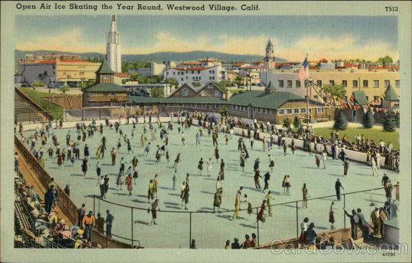 Open Air Ice Skating the Year Round Los Angeles California