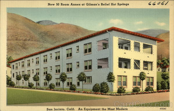 New 50 Room Annex at Gilman's Relief Hot Springs San Jacinto California