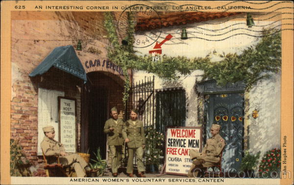 An Interesting Corner in Olvera Street Los Angeles California