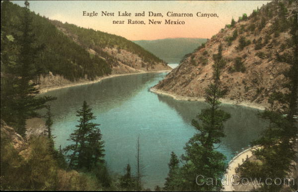 Eagle Nest Lake and Dam, Cimarron Canyon Raton New Mexico