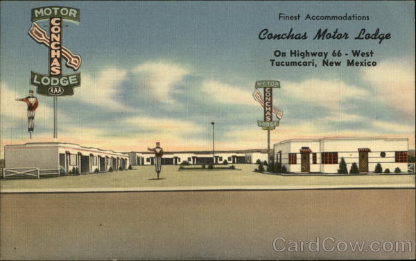 Conchas Motor Lodge Tucumcari New Mexico C. E. Redman