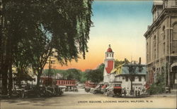 Union Square, Looking North Milford, NH Postcard Postcard Postcard