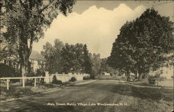 Main Street, Melvin Village Lake Winnipesaukee, NH Postcard Postcard Postcard