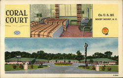 Coral Court Postcard