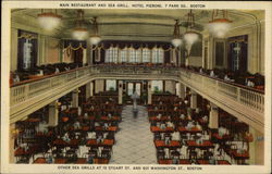 Main Restaurant and Sea Grill, Hotel Pieroni Postcard