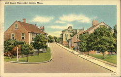 Cliff Road - Residential View Postcard